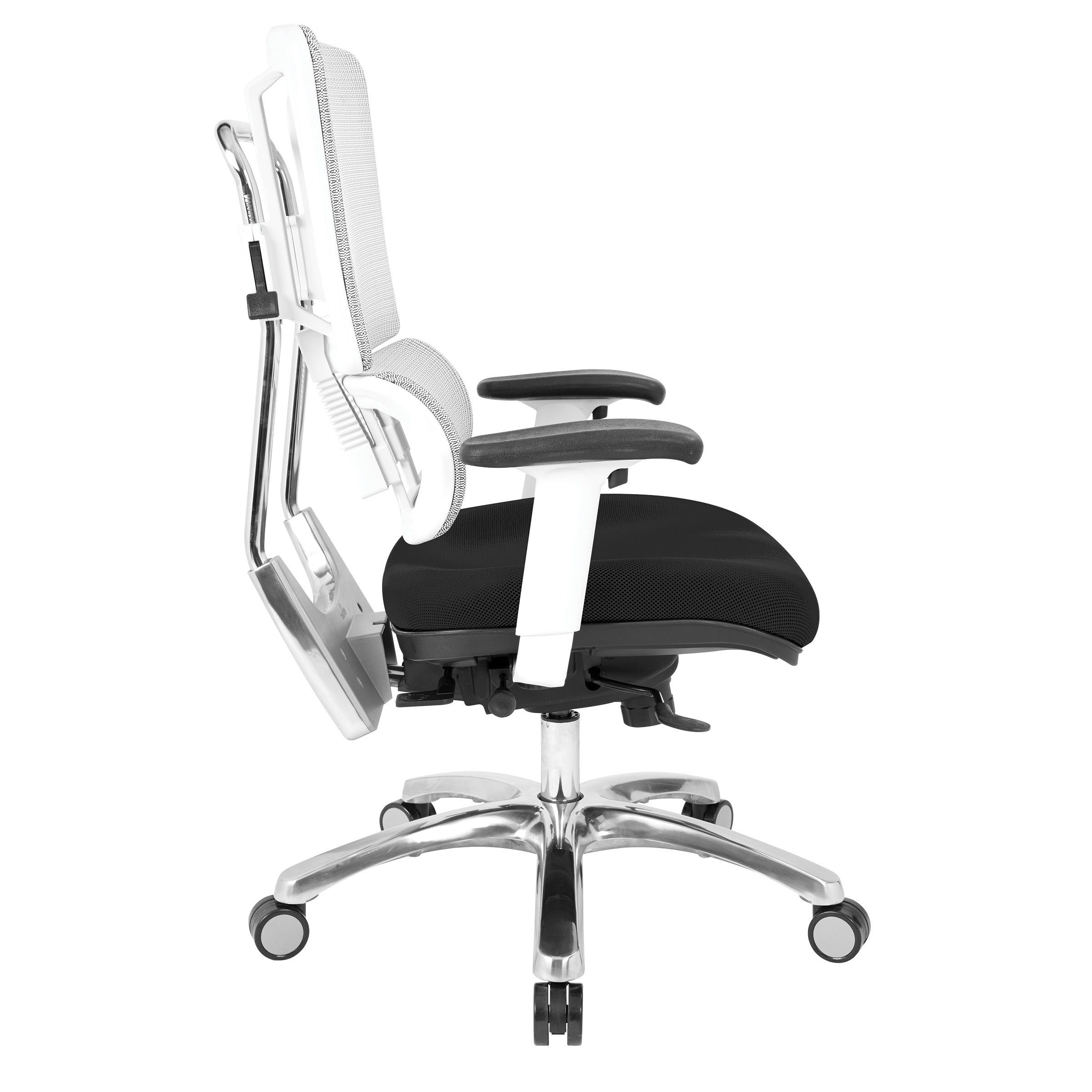 White Vertical Mesh Chair